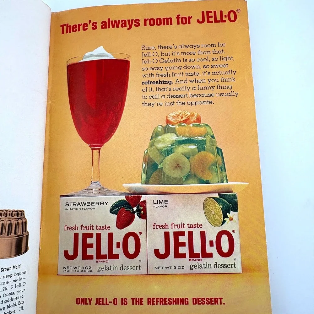 Vintage Joys of Jell-O Gelatin Dessert Recipe Booklet 6th Edition General Foods